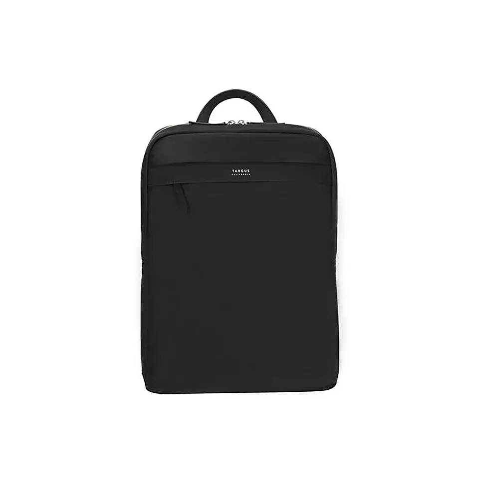 Targus Newport Laptop Backpack, Black Nylon/Leatherette (TBB598GL)