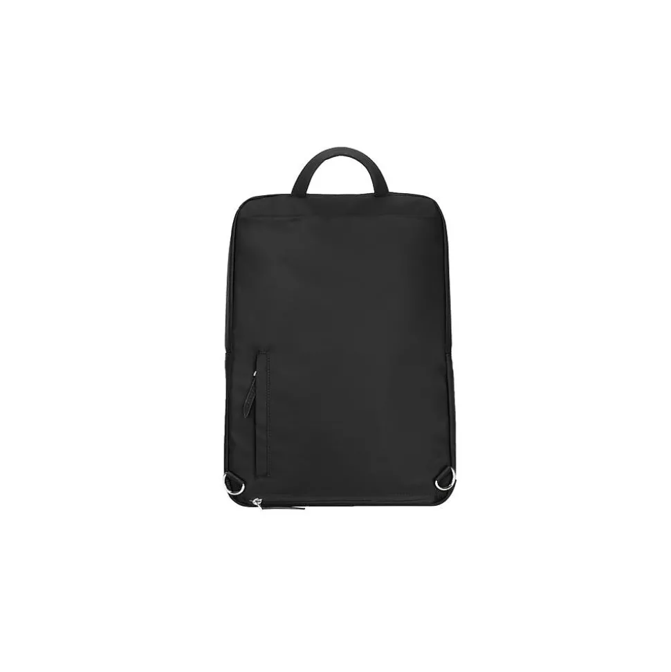 Targus Newport Laptop Backpack, Black Nylon/Leatherette (TBB598GL)