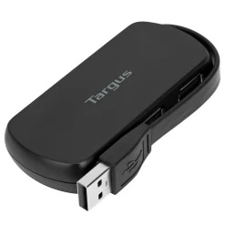 Targus 4-Port USB 2.0 Hub, Black (ACH114US)