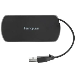 Targus 4-Port USB 2.0 Hub, Black (ACH114US)