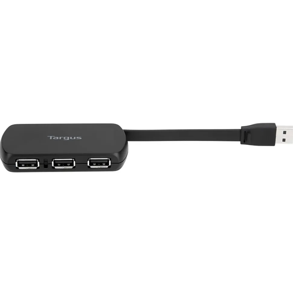Targus 4-Port USB 2.0 Hub, Black (ACH114US)