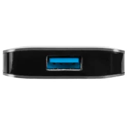 Targus 4-Port USB-C Hub, Silver (ACH226BT)