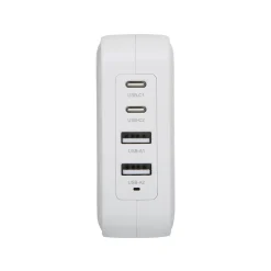 Targus PowerElite USB Type-C/USB Type-A 100W Universal Wall Charger, White (APA10906US)