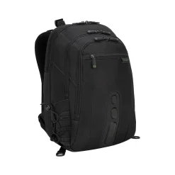 Targus Spruce EcoSmart Backpack, Black/Green (TBB013US)