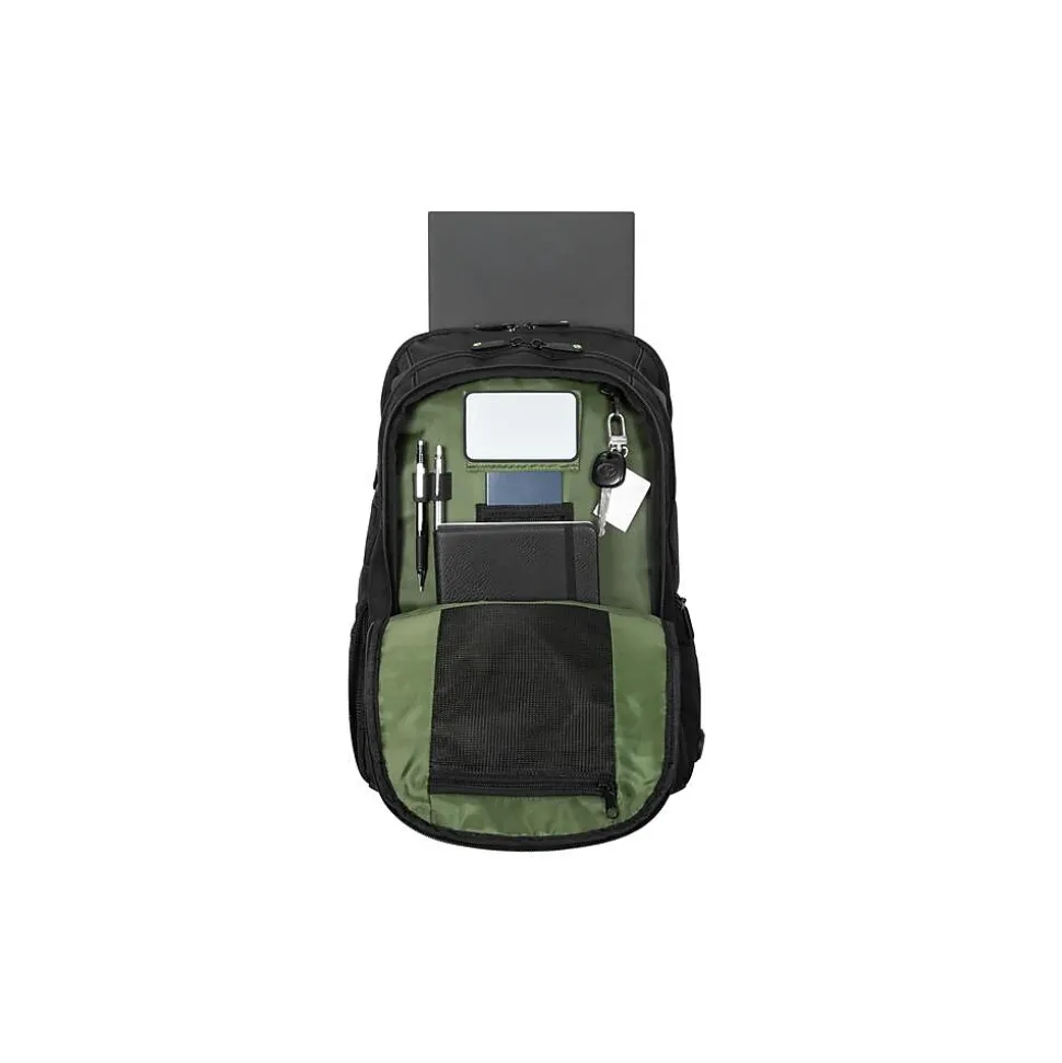 Targus Spruce EcoSmart Laptop Backpack, Black Fabric (TBB 019US)
