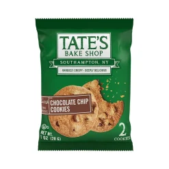 Tate's Bake Shop Chocolate Chip Cookies, 1 oz, 32/Carton (TBS07134)