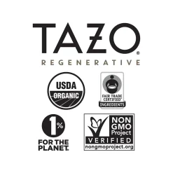 Tazo Earl Gray Black Tea, Tea Bag, 1.38 Oz., 16/Box (10794522003522)