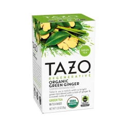 Tazo Green Ginger Green Tea Bag, 1.23 Oz., 16/Box (10794522003560)