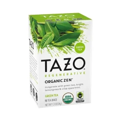 Tazo Zen Green Tea, Tea Bag, 1.2 Oz., 16/Box (10794522003096)