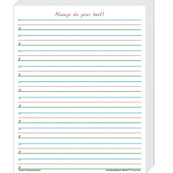 Teacher Created Resources Smart Start 1, 2 Writing Paper, Printed, Letter 8.5" x 11", White Paper, 360 Sheet