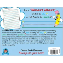 Teacher Created Resources Smart Start 1, 2 Writing Paper, Printed, Letter 8.5" x 11", White Paper, 360 Sheet