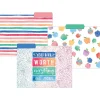 Teacher Created Resources Watercolor File Folders, 3-Tab, 11.75" x 9.5", Assorted Colors, 24/PK (TCR8541)