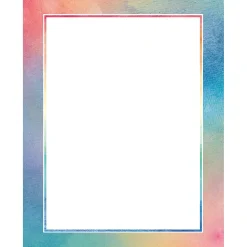 Teacher Created Resources Watercolor Computer Paper, 50 Sheets Per Pack, 6 Packs (TCR8967-6)