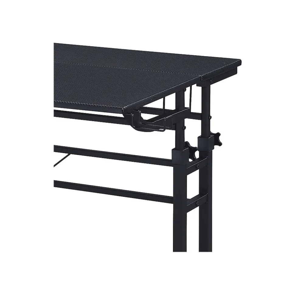 Techni Mobili 36" Mobile Desk, Black (RTA-3800SU-BK)