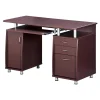Techni Mobili 47"W Computer Desk, Chocolate (RTA-4985-CH36)