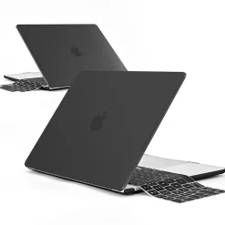 TechProtectus Hard-Shell Case/Keyboard Cover for Apple 15" Macbook Air 2023 M2, Black (TP-BK-MA15M2)