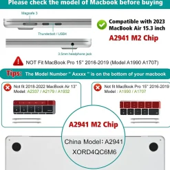 TechProtectus Hard-Shell Case/Keyboard Cover for Apple 15