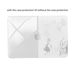 Techprotectus Laptop Case with Keyboard Cover and Screen Protector, Clear, Plastic (TP-CYCL-MP13ST)