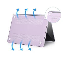 Techprotectus Laptop Case with Keyboard Cover and Screen Protector, Light Purple, Plastic (TP-LP-K-MA13M1)