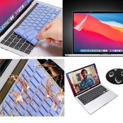 TechProtectus Laptop Case with Keyboard Cover and Screen Protector, Serenity Blue (TP-SB-K-MP14M1)