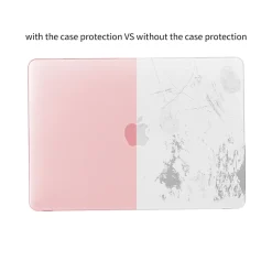 Techprotectus Laptop Case with Keyboard Cover and Screen Protector, Rose Quartz, Plastic (TP-RQ-K-MP13M1)