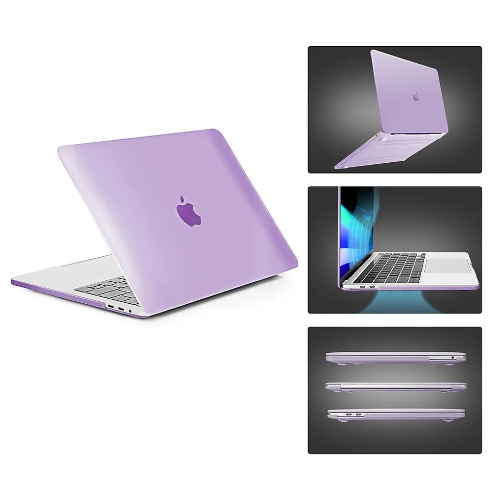 Techprotectus Laptop Case with Keyboard Cover and Screen Protector, Light Purple, Plastic (TP-LP-K-MP13M1)