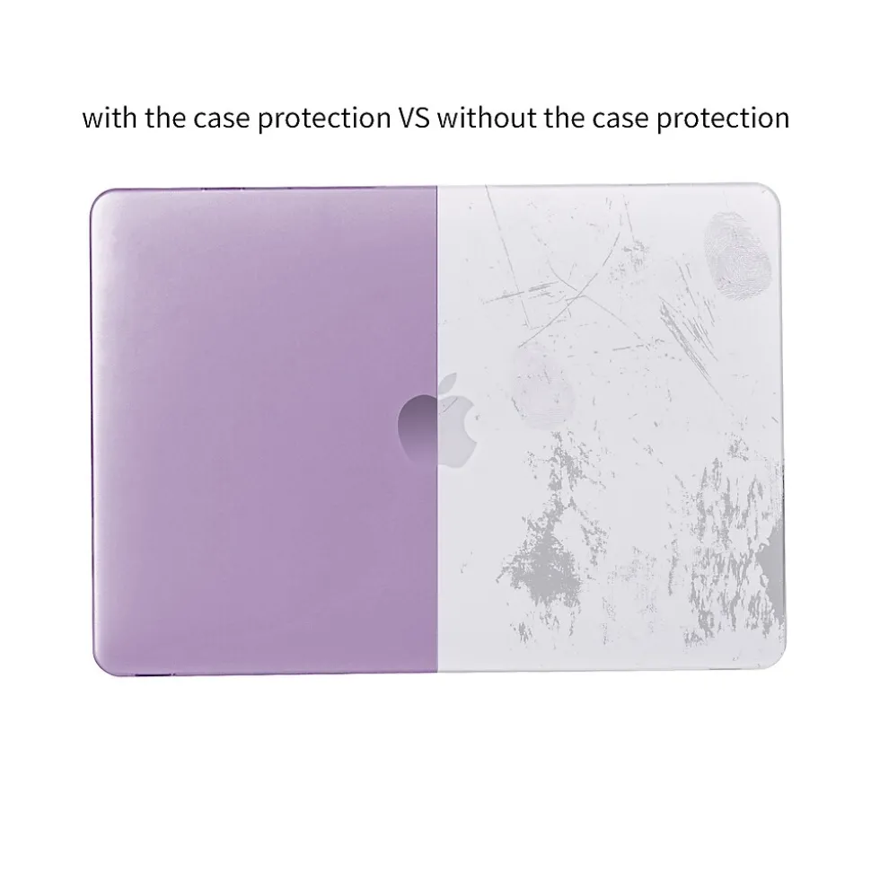 Techprotectus Laptop Case with Keyboard Cover and Screen Protector, Light Purple, Plastic (TP-LP-K-MP13M1)