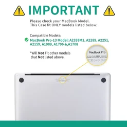 Techprotectus Rugged Laptop Case Black, Plastic (TP-RCL-MP13MA)