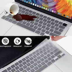 Techprotectus Rugged Laptop Sleeve with Keyboard Cover for Apple 13.6 Macbook Air 2022 M2, Clear (TP-RCL-MA13M2)