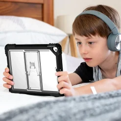 Techprotectus Ultra Light Rugged Laptop Case, Black, Plastic (TP-BK-IP10.2C)