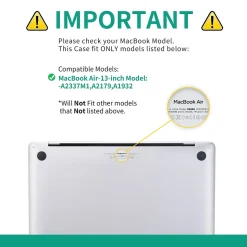 Techprotectus Ultra Light Laptop Case, Clear, Plastic (TP-HCL-MA13M1)