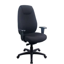 Tempur-Pedic Ergonomic Fabric Swivel Computer and Desk Chair, Black (TP6400-BLK)