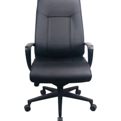 Tempur-Pedic Ergonomic Leather Swivel Executive Chair, Black (TP2500-BLKL)
