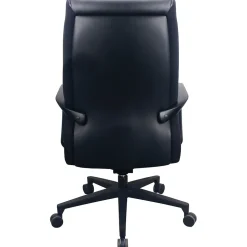 Tempur-Pedic Ergonomic Leather Swivel Executive Chair, Black (TP2500-BLKL)