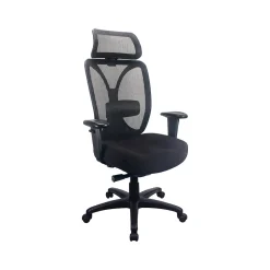 Tempur-Pedic Mesh Back Fabric Computer and Desk Chair, Black (TP6450-BLKMB)