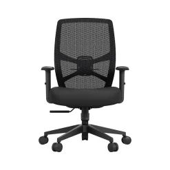 Tempur-Pedic ProTask Mesh/Fabric Swivel Executive Task Chair, Black (TP-PROTASK-BLK)