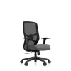 Tempur-Pedic ProTask Mesh/Fabric Swivel Executive Task Chair, Grey (TP-PROTASK-GRY)