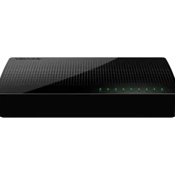 Tenda SG108 8-Port Gigabit Ethernet Unmanaged Switch, 10/100/1000 Mbps, Black (SG108)