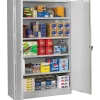 Tennsco Assembled Jumbo 18"D Steel Storage Cabinet, Light Gray