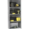 Tennsco Closed Starter 5-Shelf Shelving Unit, Supports 2,500 lb., Medium Grey, 87"H x 48"W x 18"D (TNN-QC54818SMGY)