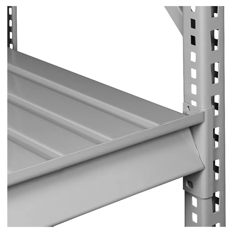 Tennsco Corrugated Steel Decking Shelf, Supports 3,800 lb., Medium Grey, 60"W x 24" (DTNN-BSD-6024)