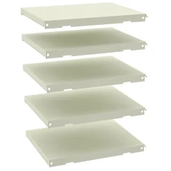 Tennsco Extra Tray for Legal Size Literature Sorter, Putty, 6/8"H x 9 1/4"W x 14 1/8"D, 5/Ct