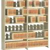 Tennsco Imperial Open Adder Shelving Unit, Supports 400 lb., Sand, 76"H x 36"W x 15"D