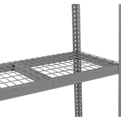 Tennsco Wire Decking Shelving Unit, Medium Grey, 5/16"H x 48"W x 24"D