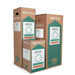 TerraCycle Cardboard Candy & Snack Wrappers Recycling Box, 21 Gallon, White and Green (224)