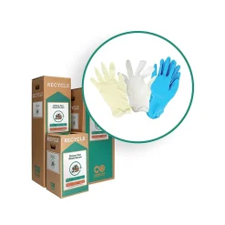 TerraCycle Cardboard Disposable Gloves Recycling Box, 21 Gallon, White and Green (786)