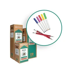 TerraCycle Cardboard Writing Tools Recycling Box, 36 Gallon, White and Green (716)