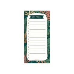 TF Publishing Boho Memo Pad, 4" x 8", Wide-Ruled, Enchanted Lists and Things, 52 Sheets/Pad, 1 Pad/Pack (99-8520)
