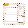 TF Publishing Super Stripe Memo Desk Pad, 7.75" x 7.75", Multicolor, 26 Sheets/Pad (99-5942)