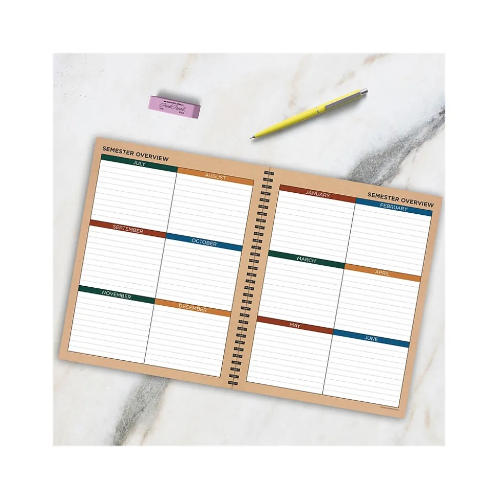 TF Publishing Undated Teacher Planner, Solid Kraft (99-9602)